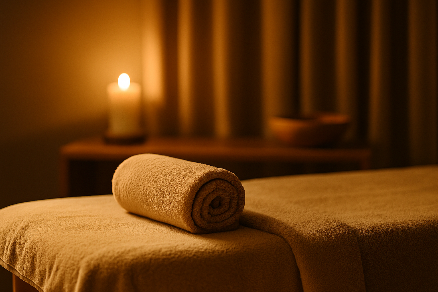 Massage sommeil Reims : ambiance spa apaisante pour mieux dormir grâce au massage bien-être.